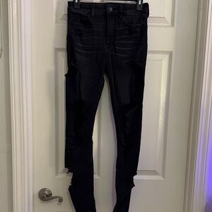 American Eagle Outfitters Charcoal Stretch Jeans